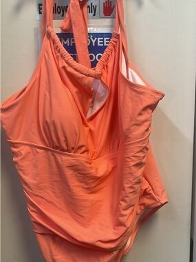 Peach One-Piece Swimsuit